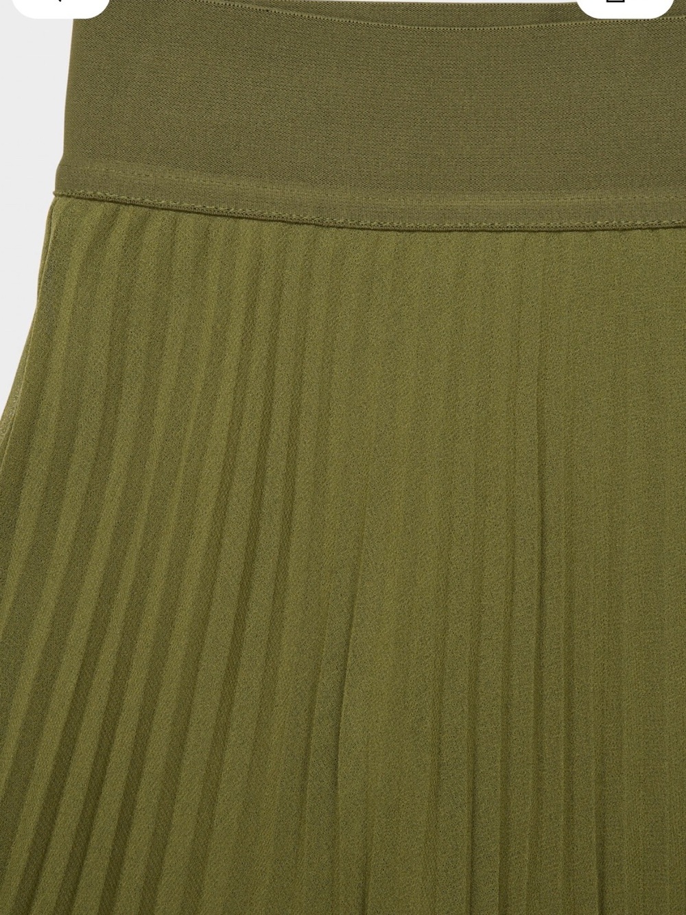 Aritzia Wilfred Twirl Pleated Skirt – Grotto Green – 2XS NWT - Picture 7 of 7